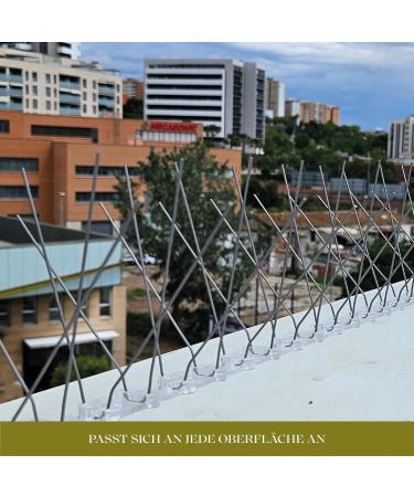 Stainless Steel Pigeon Repellent Spikes - 5 Meter Box | Made in EU | International Shipping Available - Buy Online on GoSupps.com