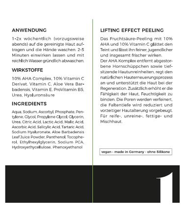 Effective AHA BHA Fruit Acid Peeling 30ml | Anti-Aging with Vitamin C - Removes Skin Impurities & Protects from Free Radicals | K -Klinik - Buy Online on GoSupps.com