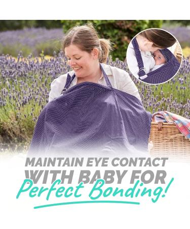 Soft & Breathable Nursing Cover with Pockets - Navy Blue Breastfeeding Coverall - Buy Online on GoSupps.com