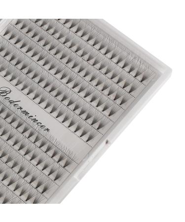 12Rows -Dedila Large Tray 10D Premade Fans Volume Eye Lashes Extensions Thickness 0.07mm D Curl Short Stem Natural Long Individual False Eyelashes 10-18mm Available (16mm)