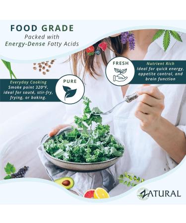 Pure MCT Oil Carrier Massage Hydrating Hair Food and Therapeutic Grade 16 Oz 16 Ounce (Pack of 1) - Buy Online on GoSupps.com