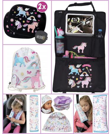 HECKBO 2X Unicorn Car Seat Belt Pads for Kids & Babies - 2 Pack Booster Seat Protectors - Buy Online on GoSupps.com