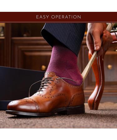 15 TungSam Wooden Shoe Horn - Long Handle, Easy to Use and Carry - Buy Online on GoSupps.com