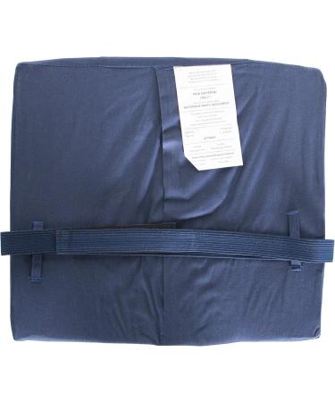 Sacro Cushion - Premium Lumbar Back Support with Removable Navy Cover | Ideal for Comfort & Posture - Shop Internationally - Buy Online on GoSupps.com