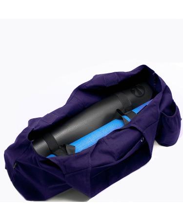 Uhawi Large Purple Yoga Mat Bag with 4 Pockets and Carrying Strap - Lightweight & Durable - Buy Online on GoSupps.com