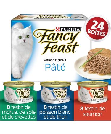 Fancy Feast Wet Cat Food Chicken Feast Variety Pack 85g & Fancy Feast Wet Cat Food Gravy Lovers Variety Pack 85 g & Fancy Feast Wet Cat Food Seafood Supper P t Variety Pack Cat Food+ Wet Cat Gravy Food+ Seafood Food - Buy Online on GoSupps.com