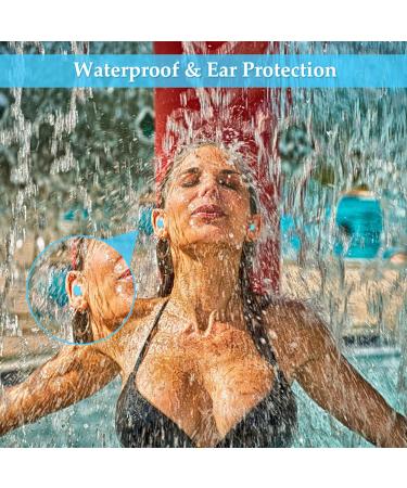 Buy 6 Pairs Silicone Earplugs - Waterproof Reusable | Noise Suppression for Sleeping Swimming & Hearing Protection for Adults & Kids - Buy Online on GoSupps.com