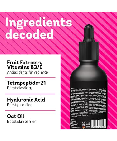 ZUMBA Glow Serum for Face - Hydrating & Brightening - Vitamin B3/E + Hyaluronic Acid - Non-Comedogenic Glow Serum - 1.7 Fl Oz - Buy Online on GoSupps.com