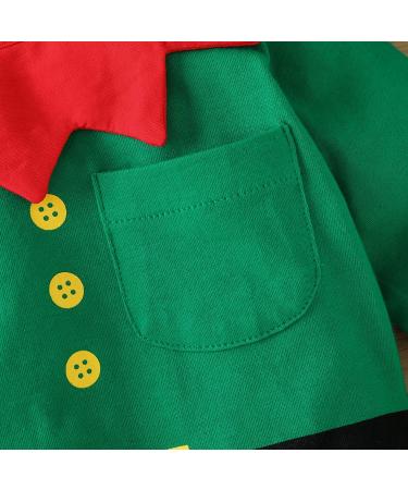 Likpoja Baby First Christmas Elf Outfit - Santa Costume with Elf Hat for Toddler Boys & Girls 6-9 Months - Buy Online on GoSupps.com