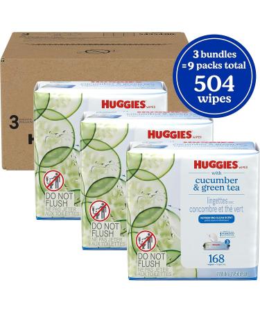 HUGGIES Refreshing Clean Scented Baby Wipes Hypoallergenic 3 Disposable Flip-top Packs (168 Total Wipes) Scented 3 count (Pack of 1) - Buy Online on GoSupps.com
