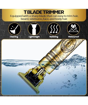 Shop Premium Cordless Gold Electric Hair Trimmer for Men - Precision Grooming Tools | International Shipping - Buy Online on GoSupps.com