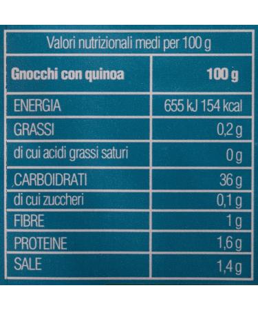 Potato gnocchi and glutenfree quinoa 500 g - Buy Online on GoSupps.com