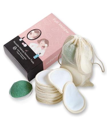 Eco-Friendly Reusable Make-Up Remover Pads | Soft Bamboo Cotton | All Skin Types | Includes Laundry Bag & E-Book - Buy Online on GoSupps.com