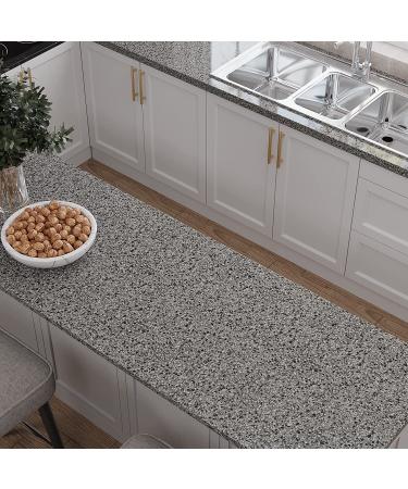 VEELIKE 15.7x 118 Granite Contact Paper for Countertops Waterproof Marble Contact Paper Peel and Stick Countertops for Kitchen Counter Top Stick Paper for Bathroom Counter Top Self Adhesive Vinyl 15.7x118 Dark - Buy Online on GoSupps.com