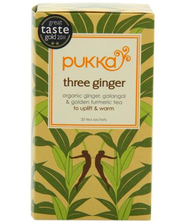 Pukka 3M Pukka Organic 3 Ginger Tea Bags (Pack of 6)
