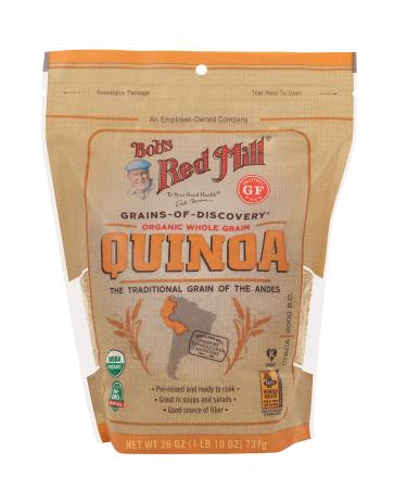 Bob's Red Mill Organic White Quinoa, 13 Ounce (Resealable) - Buy Online on GoSupps.com