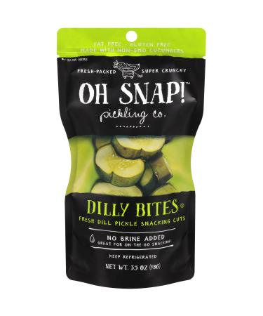 Oh Snap Fresh Dill Pickle Snacking Cuts, 3.5 Ounce (Pack of 12)