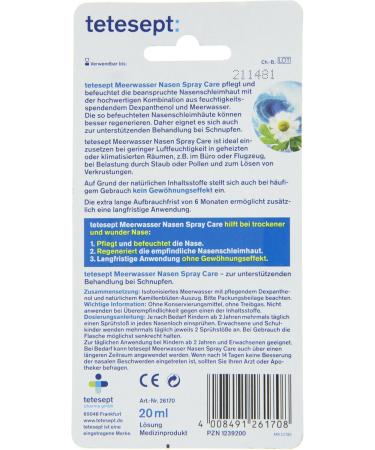 Tetesept Eau de Mer Nez Spray - Buy Online on GoSupps.com