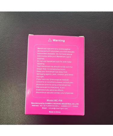 Reusable Menstrual Cup Set of 4 | Eco-Friendly Period Cups for Women 2 Small & 2 Large in Purple & White - Buy Online on GoSupps.com