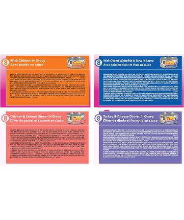 Friskies Purina Shredded Super Pack Cans and Gravy Pleasures Cat Food Variety Bundle (156g) Shredded Cat Food + Gravy Pleasures - Buy Online on GoSupps.com