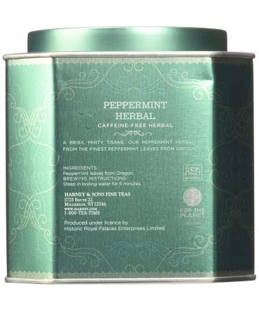 Harney & Sons Peppermint Herbal Tea - Caffeine-Free 30 Sachets (1.9 oz) - Buy Online on GoSupps.com