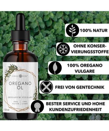 Buy Nordic Pure Oregano Oil 30ml - 100% Pure Essential Oil No Additives Food Quality 1200 Drops Imported from Germany - Buy Online on GoSupps.com