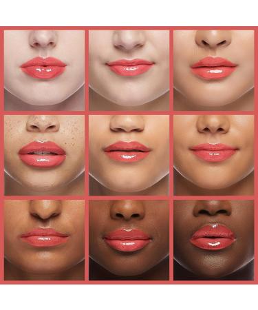 Youthforia Dewy Gloss Tinted Lip Oil - Hydrating & Nourishing for High Shine | Vegan & Cruelty-Free | Coral Fixation - Buy Online on GoSupps.com