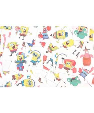 Spongebob Temporary Tattoos Made in USA (72 Per Order)