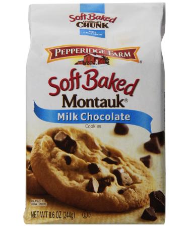 Pepperidge Farm Soft Baked Cookies, Montauk Milk Chocolate, 8.6 Ounce (Pack of 10) Montauk Milk Chocolate 8.6 Ounce (Pack of 10)