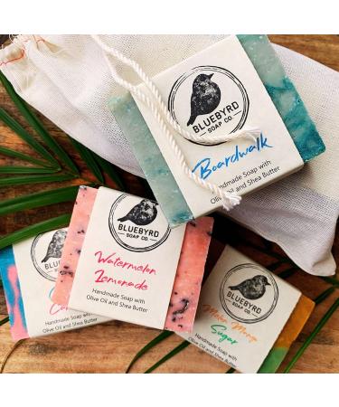 BLUEBYRD Soap Co. Natural Kids Soap Bars Variety Pack - Set of 4 | Made in USA with Organic Ingredients | Children's Body Wash Bar for Teens & Kids - Buy Online on GoSupps.com