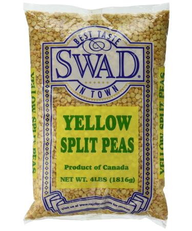 Great Bazaar Swad Split Peas, Yellow, 4 Pound 4 Pound (Pack of 1)