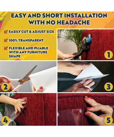 Panther Armor 8-Pack Furniture Protectors from Cats Scratch - Couch Protector for Cats - Anti Cat Scratch Furniture Protector - Couch Guards for Cats - Sofa Corner Scratching Training Tape Deterrent - Buy Online on GoSupps.com