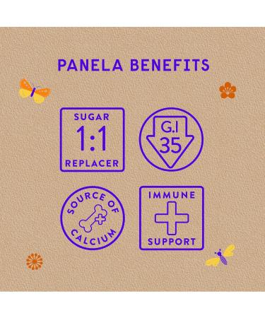 BONRAW 100% Organic Raw Unrefined Panela Sugar 1KG - Great Organic & Natural Replacement for White and Brown Sugar - Buy Online on GoSupps.com
