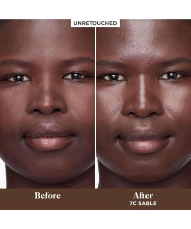 Laura Mercier Tinted Moisturizer Natural Dewy with SPF 30 24HR+ Hydration Shade 7C Sable and Translucent Loose Talc-Free Setting Powder Ultra-Blur: Hyaluronic Acid Infused Shade Medium Deep Bundle - Buy Online on GoSupps.com