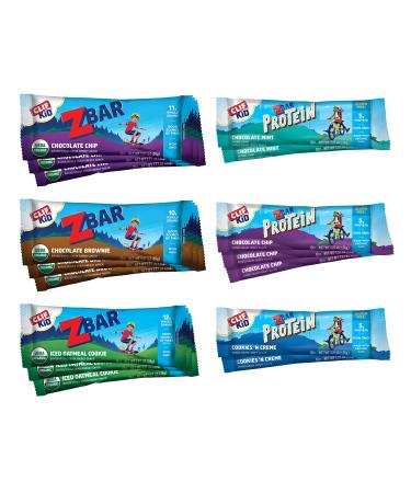 Clif Kid - Organic Granola Bars  Variety Pack - Organic - Non-GMO - Lunch Box Snacks (1.27 Ounce Energy Bars, 16 Count) Assortment May Vary Clif Kid Brand, 16ct. ECP Trial Pack