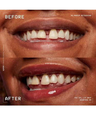 NYX Professional Makeup Moisturizing Lip Gloss - Intensive Shine & 12-Hour Care | FAT OIL LIP Drip in News Feed (4.8 ml) - Nourishing Oils & Thick Applicator - Buy Online on GoSupps.com