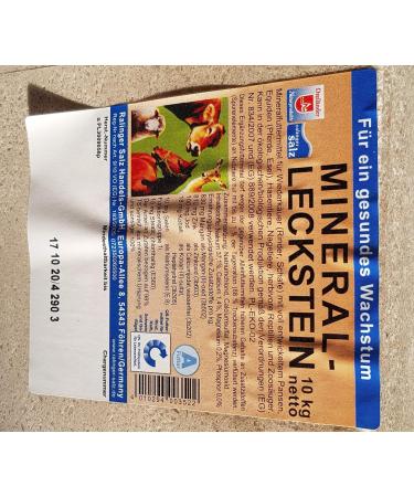 Mineralleckstein 10 kg - Premium Mineral Stone for Livestock | International Shipping Available - Buy Online on GoSupps.com