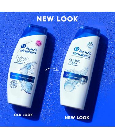 Head & Shoulders Classic Clean Shampoo 613ML White and Blue 613 ml (Pack of 1) - Buy Online on GoSupps.com