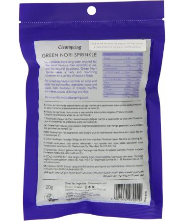  Clearspring Clearspring Green Japanese Nori Flakes 20 g - Lot of 5 - Buy Online on GoSupps.com