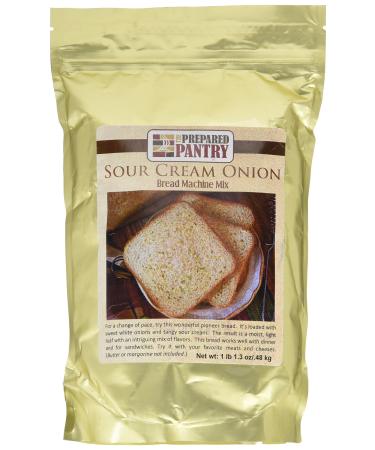 The Prepared Pantry Sour Cream Onion Gourmet Bread Mix Single Pack For Bread Machine or Oven