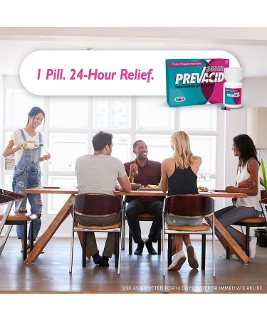 Prevacid 24HR Lansoprazole 15mg Capsules - 42 Count, Acid Reducer for Heartburn Relief - Buy Online on GoSupps.com