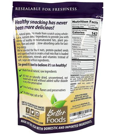 Raw Superfoods Trail Mix - The Works | Goji Berries, Golden Berries, Mulberries, Nuts & Seeds | 1.25lb Pack - Buy Online on GoSupps.com