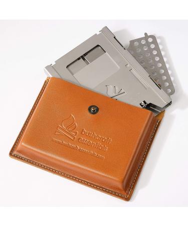 Bushcraft Essentials Leather Pouch for Bushbox LF - Premium Quality Camping Gear - Buy Online on GoSupps.com