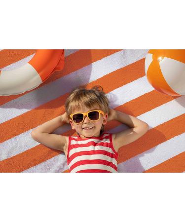 Utopia Towels Cabana Stripe Beach Towel Set - 100% Ring Spun Cotton, Large Pool Towels, Quick Dry Swim Towels - Pack of 4 (Blue, Yellow, Green, Orange) - Buy Online on GoSupps.com