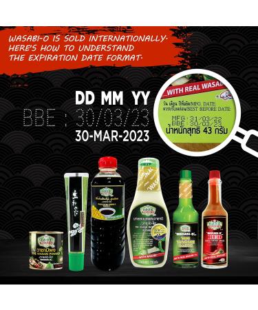 WASABI-O Combo Set: Original & Red Chili Sauce - Perfect Match for Seafood, Meats, and Vegetarian Dishes - Buy Online on GoSupps.com