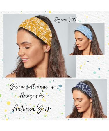 Antonia York Women's Headband - Stylish Cotton Jersey Hairband & Bandana Wrap | Ideal for All Occasions - Buy Online on GoSupps.com