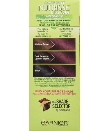 Garnier Nutrisse Ultra Color BR1 Deepest Intense Burgundy Red Hair Dye - 1 Count - Buy Online on GoSupps.com