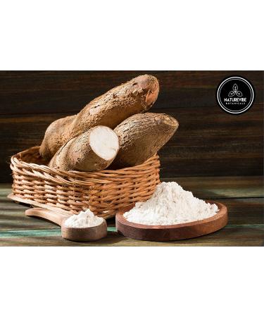 Naturevibe Botanicals Organic Cassava Flour 2lbs - Nutty Earthy Taste - 32oz - Buy Online on GoSupps.com