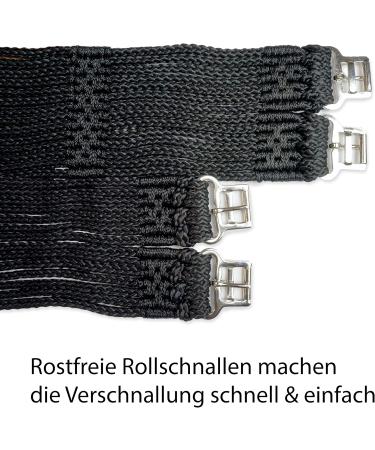 Schnure Belt Horse: 90-140cm Saddle Strap for Optimal Pressure Distribution & Movement | 110cm Black Saddle Belt - Buy Online on GoSupps.com