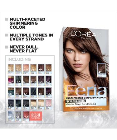 L'Oreal Paris Feria Smokey Silver Hair Color - 2 Pack Shimmering Permanent Dye - Buy Online on GoSupps.com